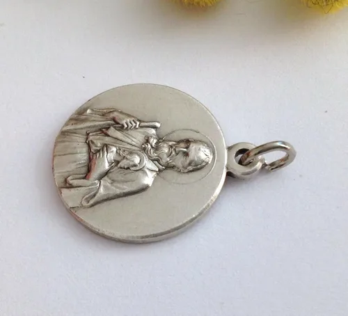 Miniatura 3 de Medalla de San Judas Tadeo el apóstol - Patrono de cajas imposibles - 100% fabricado en Italia