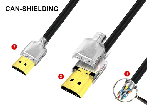 Miniatura 6 de Cable HDMI 2.1 8K de 2 pies, cable HDMI de alta velocidad con certificado real de 48 Gbps, cable trenzado, soporta 10K 8K @60Hz 4K @120Hz, eARC, HDR