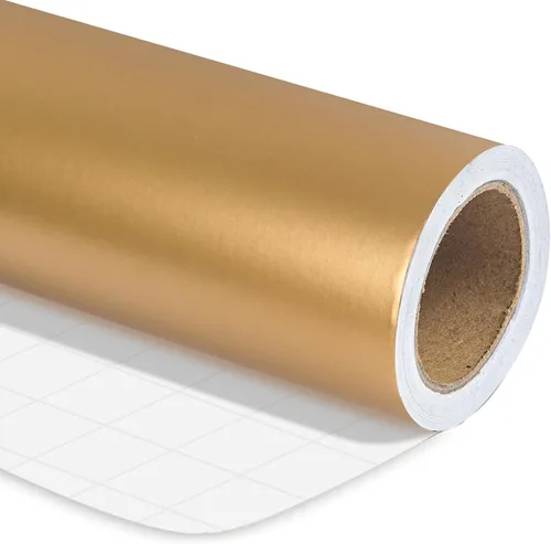 Miniatura 10 de RUSPEPA Papel de regalo negro de color sólido, mini rollo, para bodas, cumpleaños, fiestas, felicitaciones y vacaciones, 17 pulgadas x 32.8 pies