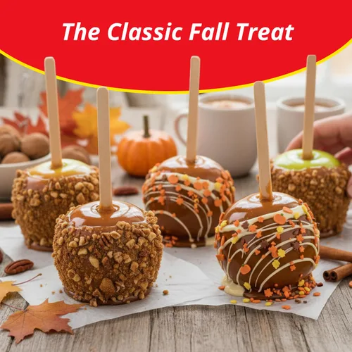 Miniatura 3 de Concord Foods Kit de manzana caramelo: regalo favorito de otoño - ¡Disfruta de manzanas masticables! Hace 10 manzanas de caramelo por caja, 5 onzas
