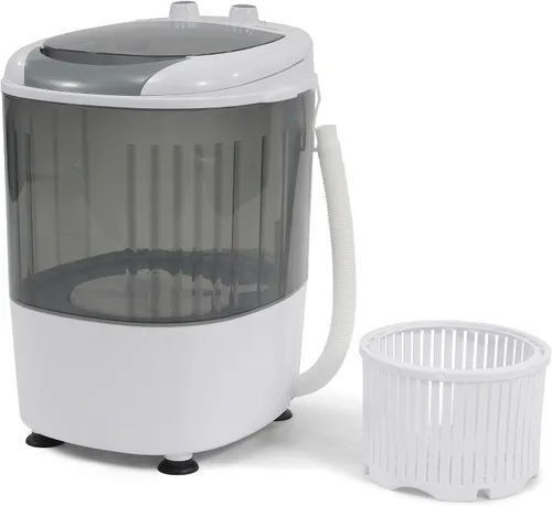 Miniatura 9 de Elevon Lavadora Portátil de Doble Tina de 9.9 Libras de Capacidad, (7.7 Libras) y Centrifugadora (2.2 Libras) Combo Mini Lavadora Compacta