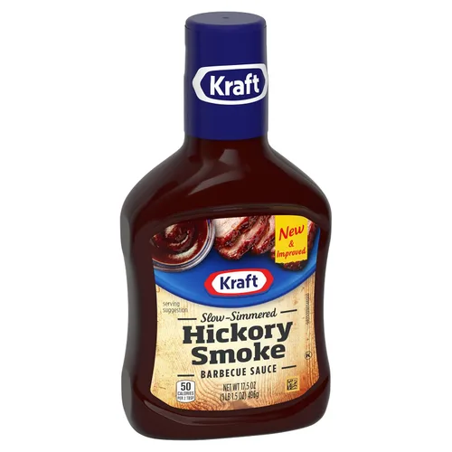 Miniatura 9 de Kraft Hickory Smoke - Salsa barbacoa a fuego lento para barbacoa, botella de 17.5 onzas (paquete de 2)