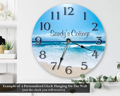 Miniatura 8 de Reloj de pared grande de 10.5 pulgadas con sello de goma del estado de Arkansas, reloj de pared grande de 10.5 pulgadas, reloj de decoración