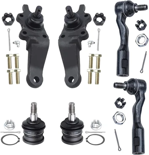 Miniatura 275 de Detroit Axle – Kit de suspensión delantera para Hyundai 2013-2018 Santa Fe 2 enlaces de barra de estabilizador 4 varillas de amarre interiores