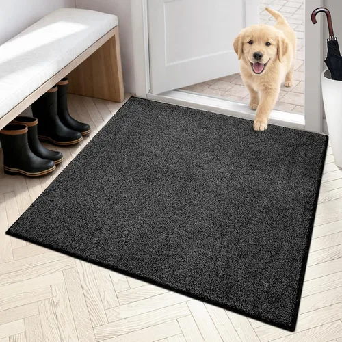 Miniatura 57 de PURRUGS Alfombra de área de fácil cuidado de 4 x 6 pies, antideslizante, lavable a máquina, tapete para puerta de perro, resistente a las manchas