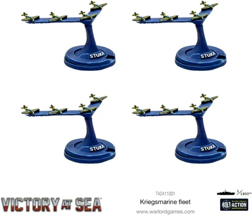Miniatura 7 de Warlord Victory at Sea - Flota alemana Kriegsmarine para victoria en el mar, acorazado de mesa de la Segunda Guerra Mundial, kit de plástico