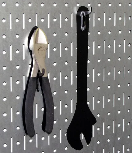 Miniatura 5 de Wall Control Pegboard - Organizador básico de herramientas utilitarias con accesorios negros