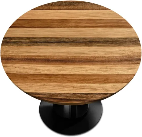 Miniatura 39 de Mantel redondo ajustable de playa de madera de verano con diseño de estrella de mar y borde elástico (se adapta a mesas de 40 a 44 pulgadas)