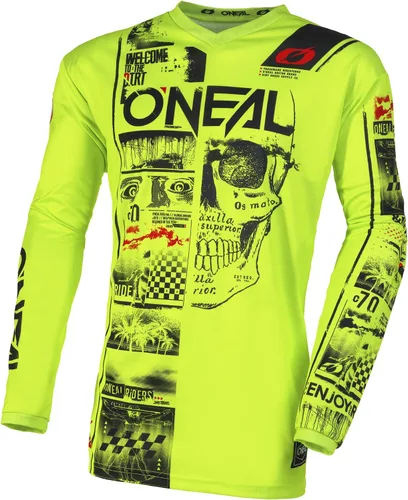 Miniatura 3 de O'Neal Boys' Element Youth Jersey Attack V23 Negro/Blanco