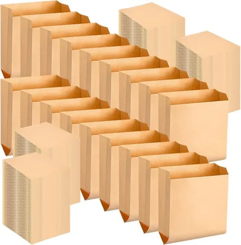 Miniatura 8 de Bolsa de papel kraft encerada para higiene femenina, para baño de negocios, dispensadores personales de 7.5 x 10 pulgadas, bolsas de papel