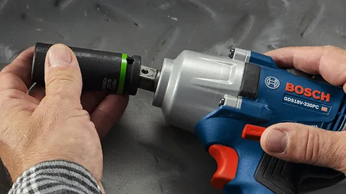 Miniatura 12 de BOSCH GDS18V-330PCN Llave de impacto de 18 V sin escobillas de 1/2 pulgada de par medio con retención de pasador (herramienta desnuda)