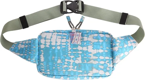 Miniatura 2 de KAVU Point Sur - Riñonera de nailon con bolsillo de malla, Ripple Tie Dye
