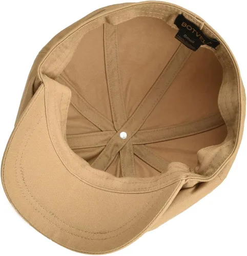 Miniatura 6 de BOTVELA Gorra plana de 8 piezas para hombre, 100% algodón, Gatsby Ivy Golf Cabbie
