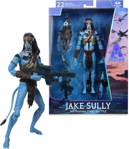 Miniatura 11 de McFarlane Toys - Avatar: Fuego y Ceniza Jake Sully (Batalla Final de Metkayina) Figura de Acción de 7 Pulgadas McFarlane Edición de Coleccionista