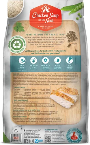 Miniatura 10 de Chicken Soup for The Soul All Natural Premium Small Bites - Alimento seco para perros adultos, primer ingrediente de carne real, sin subproductos