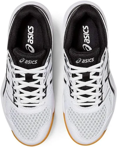 Miniatura 6 de ASICS Upcourt - Zapatos de voleibol escolares de 4 grados para niños, BlancoNegro