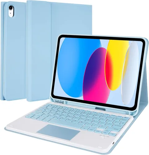 Miniatura 21 de LAMA Funda magnética con teclado para iPad (A16) de 11ª generación 2025/10ª generación 2022, con teclado para iPad de 11 pulgadas (A16) y 10.9 Rosa