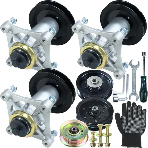 Miniatura 31 de Kit de montaje de husillo 587819701 preengrasado con polea 532199789 que reemplaza Craftsman 587819701 Mandril Assembly Craftsman 42 187292 187281 1