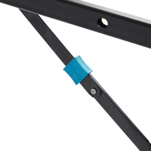 Miniatura 7 de Nestl Marco de cama plegable de tamaño completo, cama plataforma, acero, montaje fácil sin herramientas, 14 pulgadas de alto, completo, negro