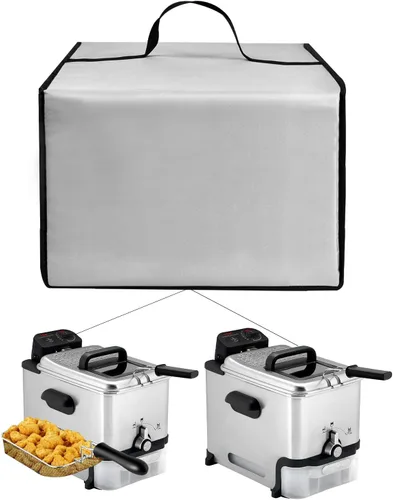 Miniatura 10 de Funda de nailon resistente para freidora de aire resistente al agua y al calor para freidora T-fal 3.5L para freidoras eléctricas totalmente