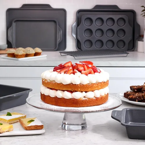Miniatura 2 de All-Clad Pro-Release - Juego de utensilios antiadherentes para hornear, 10 piezas, aptos para horno, media hoja de 450 °F, bandeja para galletas