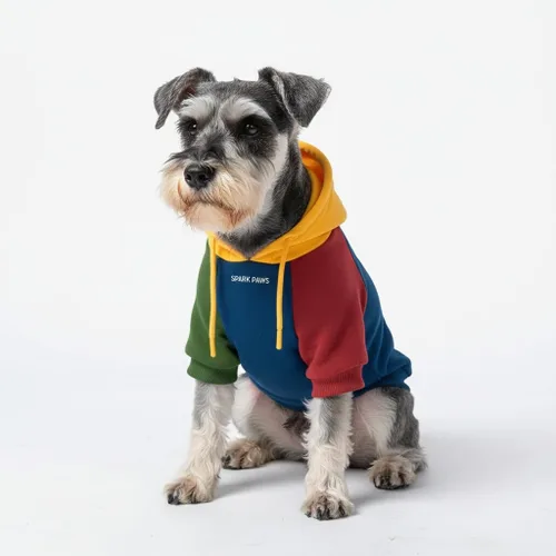 Miniatura 56 de Spark Paws Sudadera con capucha para perro, suéter de primera calidad para perros pequeños, medianos y grandes Trajes cálidos para bulldogs
