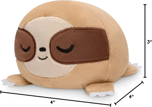 Miniatura 8 de TeeTurtle - El peluche reversible original de perezoso - Super Dad - Bonitos animales de peluche sensoriales que muestran tu estado de ánimo Super