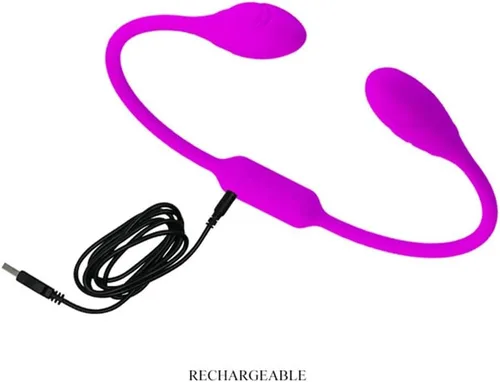 Miniatura 4 de Vibrador de doble extremo, huevo vibrador con 12 vibraciones para mujer, punto G, consolador de doble cabeza, vibrador de bala recargable, doble