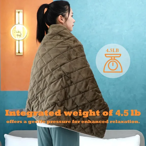 Miniatura 7 de cozzyhug™ Pro Extreme - Almohadilla térmica de peso XXXL más grande con tecnología FIRfusion NEO, iones negativos emitidos, infrarrojos lejanos
