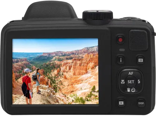 Miniatura 4 de Kodak PIXPRO AZ405 - Cámara digital (negro), zoom óptico 40X, 20MP, video de 1080p, tarjeta SD de 32 GB, baterías AA extra recargables, cargador