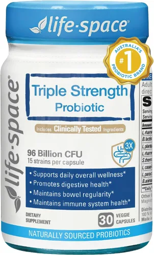 Miniatura 11 de Life-Space Probióticos bióticos intestinales para regularidad, porción de 2 meses, 20 mil millones de UFC y 5 cepas, apoya el movimiento intestinal