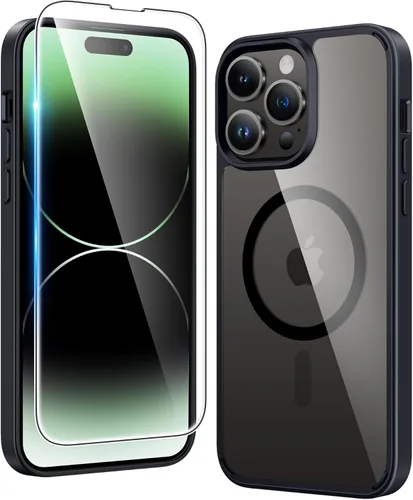 Miniatura 456 de FNTCASE Funda para iPhone 13 Pro-Max: Fundas magnéticas transparentes compatibles con Magsafe Slim anti amarillamiento protección contra caídas