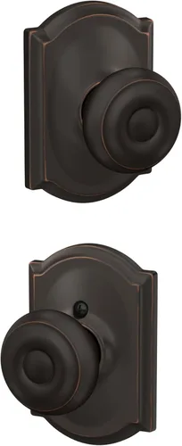 Miniatura 29 de SCHLAGE Lock Company F10GEO625ADD Colección Addison SCHLAGE - Pomo de paso, cromo brillante Cromado brillante