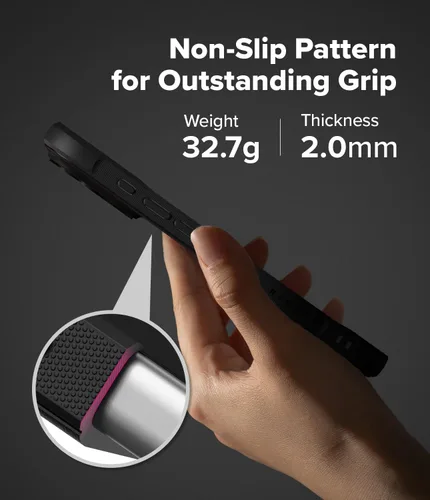 Miniatura 5 de Ringke Onyx - Funda para iPhone 17 Pro, [se siente bien en la mano] resistente al aceite y a la suciedad, cubiertas individuales para lentes