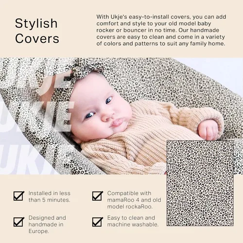 Miniatura 2 de UKJE Liner Baby Rocker Cover compatible con 4moms mamaRoo 4 Old Model Before 2022, funda para columpio de bebé, cubierta de gorila de columpio