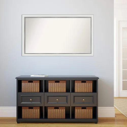 Miniatura 222 de Amanti Art Espejo personalizado, espejo estrecho de baño de oro blanco, espejo de pared o espejo de tocador de baño sobre el fregadero