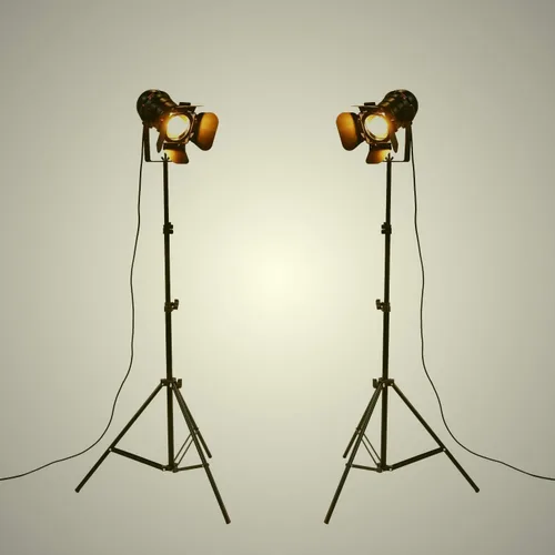 Miniatura 9 de Trípode retro vintage industrial negro ajustable lámpara de pie luz de estacionamiento, cable de 16.4 ft con interruptor de pie, luz