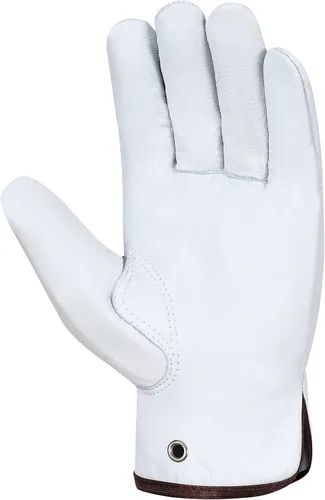 Miniatura 6 de Paquete de 12 pares de guantes de trabajo de cuero para almacén, guantes de jardinería y construcción para hombres y mujeres, guantes de trabajo