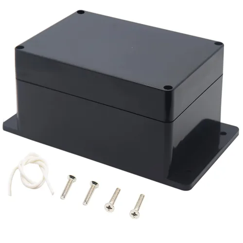 Miniatura 8 de Zulkit Caja de conexiones de plástico ABS a prueba de polvo, impermeable, IP65, cajas eléctricas universales, carcasa para proyectos con oreja fija