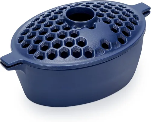 Miniatura 12 de G GOOD GAIN Vaporizador de estufa de leña, humidificador de estufa de hierro fundido con parte superior de apertura grande Olla ovalada para Verde