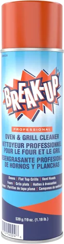 Diversey CBD991206 Break Up - Limpiador profesional para horno y parrilla, spray resistente que elimina la grasa horneada, aerosol, 19 onzas