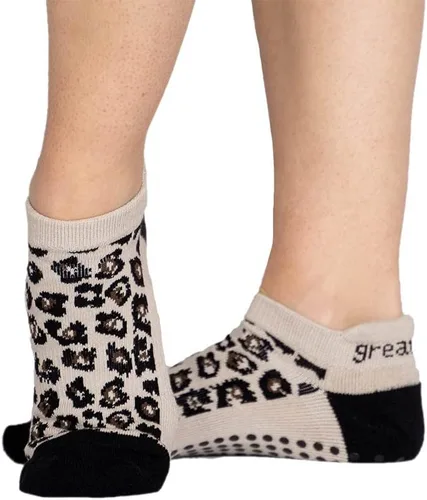 Calcetines antideslizantes con estampado degradado, deportivo y novedoso para mujer, calcetines de yoga antideslizantes para pilates, barras, ballet