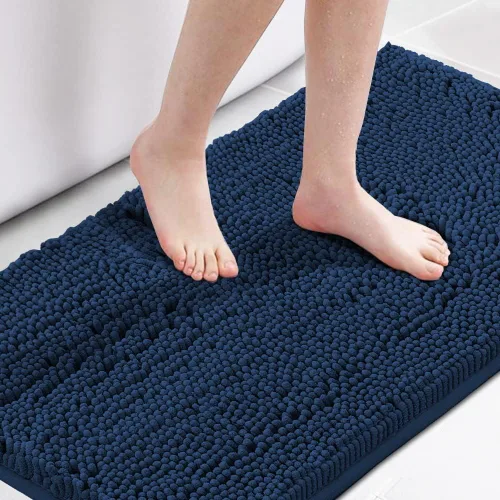Miniatura 31 de H.VERSAILTEX Alfombra de Baño Alfombra de Baño Alfombras de Baño para Baño Antideslizante Alfombras de Baño Extra Gruesa de Chenilla Alfombra 17" x