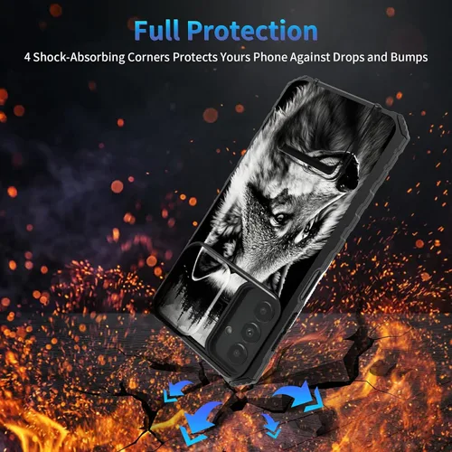 Miniatura 1043 de Funda para Samsung Galaxy S22 Ultra 5G, Galaxy S22 Ultra con cubierta de cámara deslizante, funda resistente de doble capa con función atril Black