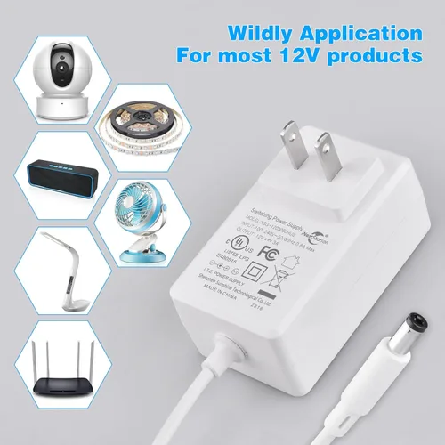 Miniatura 4 de iNextStation 3A 12V Fuente de adaptador de alimentación AC 100-240V a DC Transformador para tira de luz LED Monitor LCD Router Dispositivos de coche