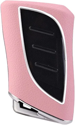 Miniatura 6 de x xotic tech Funda de piel granulada de TPU rosa para llavero, compatible con Lexus ES350 ES300h LC500 LC500h LS500 LS500 LS500h UX250h GX460 UX200