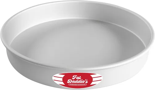 Miniatura 53 de Fat Daddio's PRD-1BOX Moldes Redondos para Pastel Mini Tier de Aluminio Anodizado para Una Caja de Mezcla, Juego de 3, Plateado
