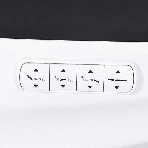 Miniatura 3 de DERMALOGIC Remi - Mesa eléctrica de tratamiento de spa, 4 motores, cama de masaje, función de memoria, altura ajustable, equipo de tatuaje de salón