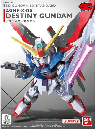 Miniatura 5 de Bandai Hobby - Gundam Seed Destiny - 009 Destiny Gundam SD EX-Standard Model Kit