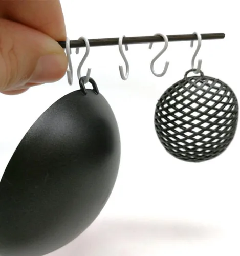 Miniatura 3 de EXCEART Mini ganchos en forma de S, 20 ganchos pequeños de metal en forma de S, portátiles para cocina, armario, garaje, casa de muñecas, accesorios